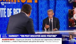 Guerre en Ukraine: Nicolas Sarkozy assure qu'on peut "discuter avec Poutine"