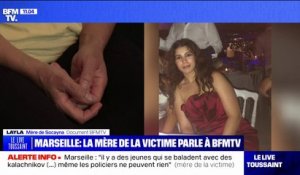 La mère de Socayna, victime collatérale d'une fusillade à Marseille, témoigne sur BFMTV