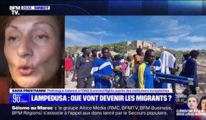 Migrants à Lampedusa: "Le gouvernement Meloni et le gouvernement Salvini ont démantelé les systèmes d'accueil", pour Sara Prestianni (politologue italienne à l’ONG Euromed Rights)