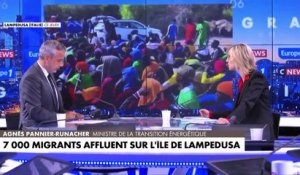 7.000 migrants à Lampedusa : Agnès Pannier-Runacher «indignée par l'attitude de Marion Maréchal»