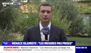 Menaces d'Al-Qaïda contre la France: "4500 fichés S étrangers n'ont rien à faire sur notre sol et sont de véritables bombes humaines", pour Jordan Bardella (RN)