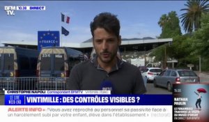 Frontière entre l'Italie et la France: des contrôles visibles à Vintimille?