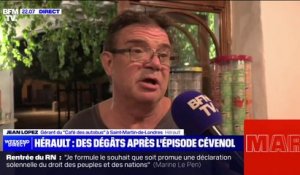 Inondations dans l'Hérault: "Le seul reflexe qu'on a eu est de sortir", raconte cet habitant