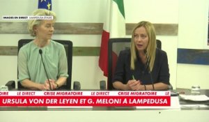 Giorgia Meloni : «Ce phénomène va créer de gros problèmes aux frontières italiennes mais aussi dans tous les pays»
