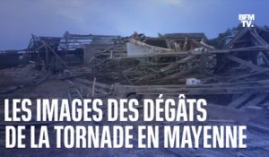 "Une vie de travail partie comme un château de cartes": un agriculteur témoigne après la tornade en Mayenne