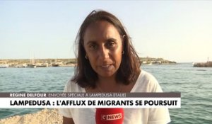 Lampedusa : l'afflux de migrants se poursuit