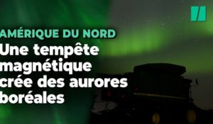 De sublimes aurores boréales aperçues en Amérique du Nord en raison d’une tempête géomagnétiqu