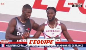 Fall contrôlé positif lors des Championnats de France Élite - Athlétisme - Dopage