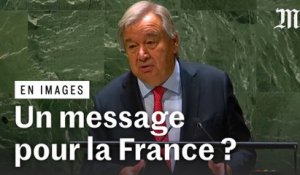 Le secrétaire général de l’ONU, Antonio Guterres, défend la liberté des femmes