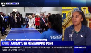 "C'état pour moi un vrai plaisir de pouvoir taper des balles avec la reine": La joueuse de tennis de table Prithika Pavade réagit à sa rencontre avec Charles III et la reine Camilla à Saint-Denis