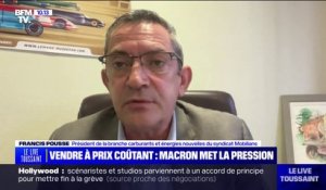 Carburants: "Un prix coûtant, c'est une vente à perte pour nous", affirme Francis Pousse (Mobilians)