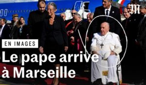 Les images de l’arrivée du pape François à Marseille