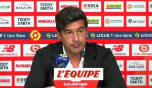 Fonseca après la défaite contre Reims : « Je suis content de la performance » - Foot - L1 - Lille