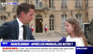 "Minute de silence contre le harcèlement scolaire": Anoucka, une élève de 13 ans victime d'harcèlement, explique la proposition qu'elle a faite à Brigitte Macron