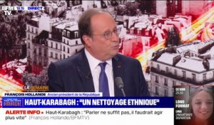 François Hollande: "Ce n'est pas parce qu'on achète du gaz qu'on doit tolérer ce qu'il se passe aujourd'hui dans le Haut-Karabagh"