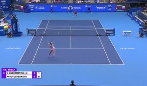Tokyo - Kudermetova rejoint la finale après un long combat contre Pavlyuchenkova