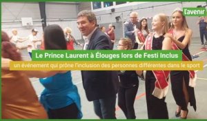 Le Prince Laurent lors du Festi Inclus