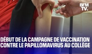 Début de la campagne de vaccination contre le papillomavirus pour les élèves de 5e