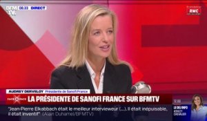 Doliprane: "On n'en manquera pas si on est tous responsables", assure Audrey Derveloy, présidente de Sanofi France