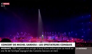 Regardez les images du premier concert de la tournée d'adieu de Michel Sardou : C'était hier soir au Zenith de Rouen