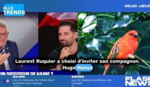 Laurent Ruquier fait un fiasco lors de la venue de son compagnon Hugo Manos sur BFMTV !