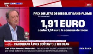 Carburant à prix coûtant: "On fait le job" affirme Michel-Édouard Leclerc, président du groupe E.Leclerc