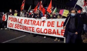 Loi "sécurité globale" : plus de 2 500 manifestants à Toulouse