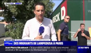 Lampedusa: certains migrants tentent de traverser la frontière dans des camions
