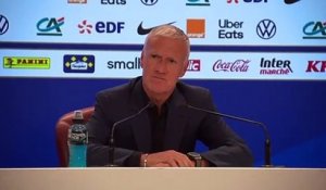 La réaction sarcastique de Deschamps quand on lui pose une question sur Mbappé