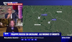 Frappe russe en Ukraine: le bilan s'élève à 51 morts dans le village de Groza