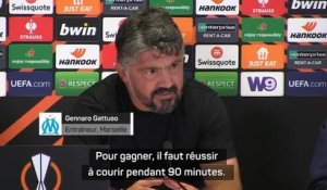 Marseille - Gattuso déplore les lacunes physiques de ses joueurs