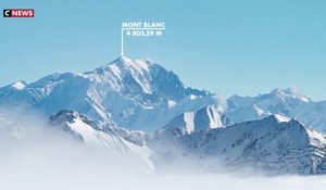 Le Mont Blanc a perdu plus de 2 mètres d'altitude