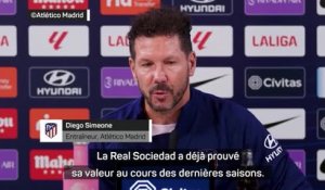 9e j. - Pour Simeone, la Real Sociedad est un concurrent pour le top 4