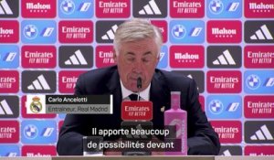 Ancelotti : "Bellingham nous fait oublier qu'il n'a que 20 ans"