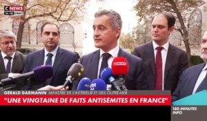 Attaque du Hamas - Gérald Darmanin annonce une réponse policière extrêmement ferme contre les actes antisémites: "Toucher un juif en France, c'est toucher toute la République"