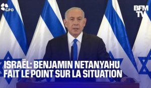 Israël: Benjamin Netanyahu, le Premier ministre israélien, annonce une "attaque massive contre le Hamas"