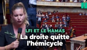 Attaque du Hamas en Israël : la droite quitte l’Assemblée nationale avant l’intervention de Mathilde Panot