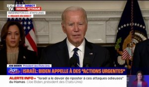 Joe Biden: "Il n'y a pas de place pour la haine aux États-Unis, ni contre les Juifs, ni contre les Musulmans, ni contre quiconque"