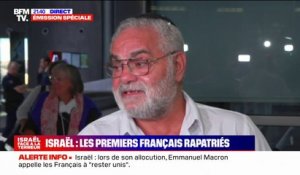 "Partir était nécessaire": Le témoignage d'un Français rapatrié d'Israël à son arrivée à l'aéroport de Roissy