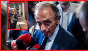 Éric Zemmour, armé, face aux journalistes "Ça rigole plus là, reculez !"