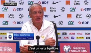 Deschamps : "J'ai l'impression qu'on a joué sans arrière droit pendant des années…"