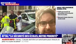 Rencontre entre Gabriel Attal et les syndicats d'enseignants après l'attaque au couteau à Arras: "Les paroles sont importantes mais les actes le sont encore plus", pour Maxime Reppert (vice-président du SNALC)