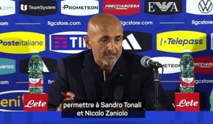 Spalletti réagit à la mise à l'écart de Tonali et Zaniolo