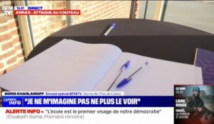 Professeur tué à Arras: un registre de condoléances mis en place par la mairie de Berneville, commune dans laquelle résidait Dominique Bernard