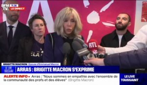 Enseignant tué à Arras: Brigitte Macron partage "toute son admiration" aux professeurs
