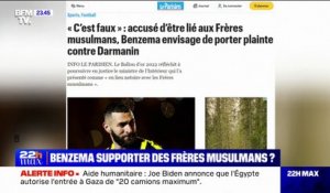 Karim Benzema envisage de porter plainte contre Gérald Darmanin, après que le ministre de l'Intérieur l'ait présenté comme "en lien notoire avec les Frères musulmans"