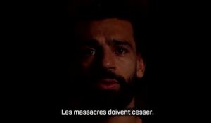 Liverpool - Salah demande la fin des "massacres" à Gaza