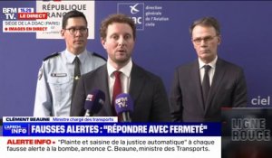 Clément Beaune sur les fausses alertes à la bombe: "Nous aurons la plus grande fermeté dans la réponse à chacune de ces alertes"