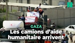 Guerre Israël-Hamas : entre Rafah et la bande de Gaza, l’aide humanitaire peut enfin passer