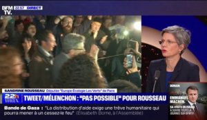 Sandrine Rousseau (EELV) se dit "en colère" que "la gauche ne soit pas unie" pour qualifier le Hamas "de terroriste"